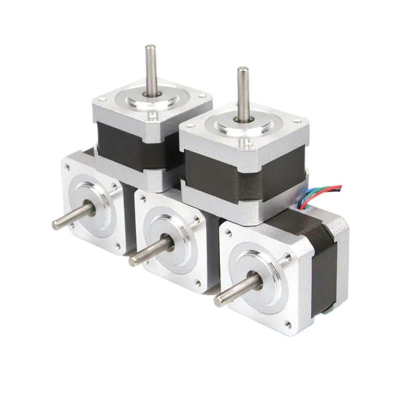 محرك خطوي Nema 17 42BYGH 34mm 1.8 درجة 28N.cm 1.33A 4 أسلاك قطعة واحدة - Image 2