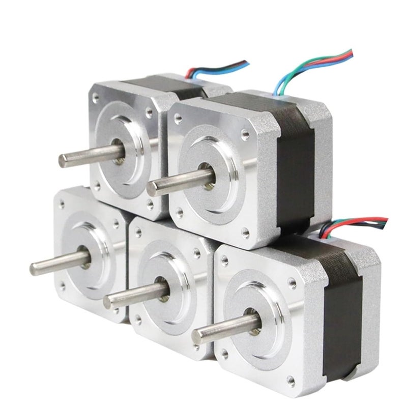 محرك خطوي Nema 17 42BYGH 34mm 1.8 درجة 28N.cm 1.33A 4 أسلاك قطعة واحدة - Image 3