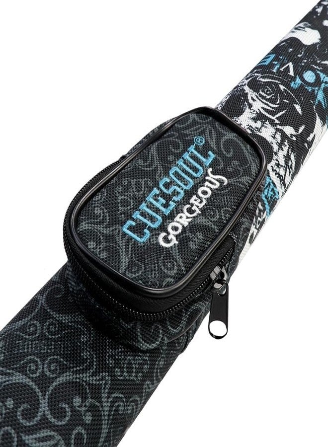 CUESOUL GORGEOUS Billiard Cue Hard Case,Holds 1 1/2 Pool Cue (1 Butt/1 Shaft)-White - Image 3