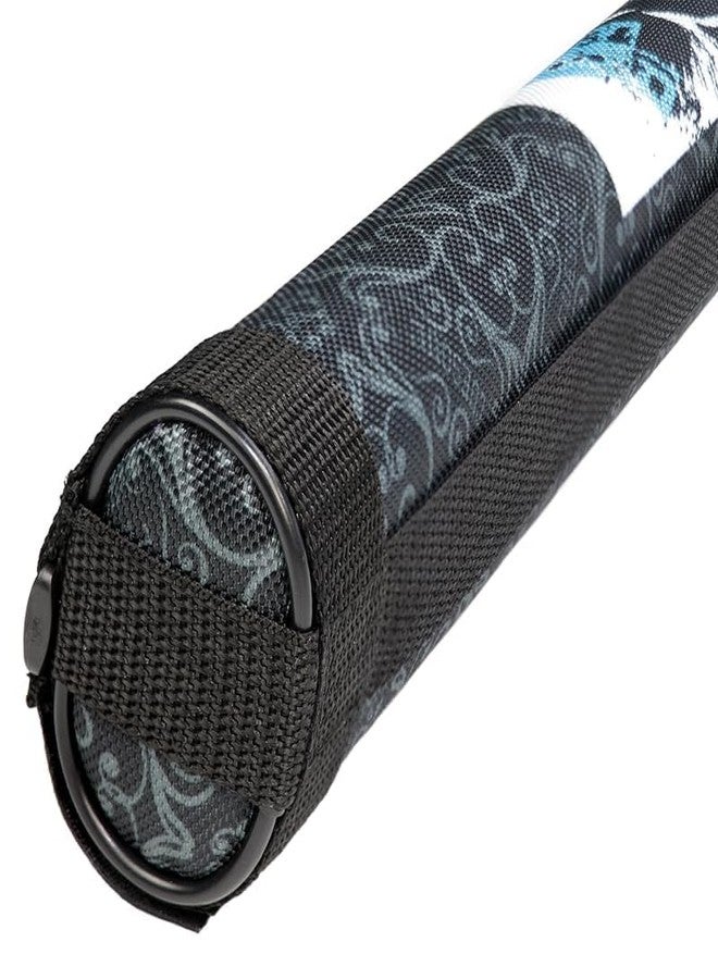 CUESOUL GORGEOUS Billiard Cue Hard Case,Holds 1 1/2 Pool Cue (1 Butt/1 Shaft)-White - Image 4
