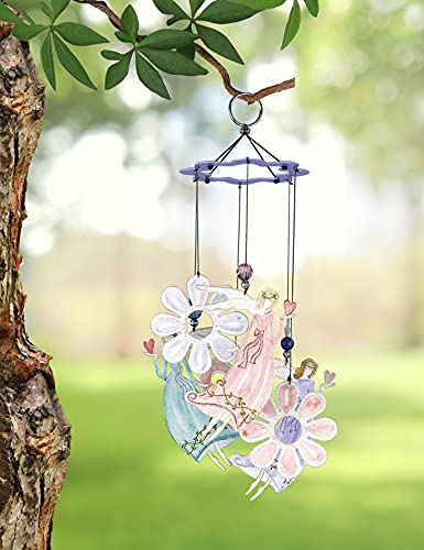 Sunset Vista Designs Angel Garden Wind Chime, 12-Inch Long - Image 2