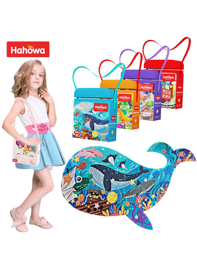 Jigsaw Puzzle Toy Building Blocks Educational Brain Teaser For Kids 3d Puzzle Toy Educational Learning Tools For Children-Color:(tree Box) 115 Pieces Puzzle - Image 2