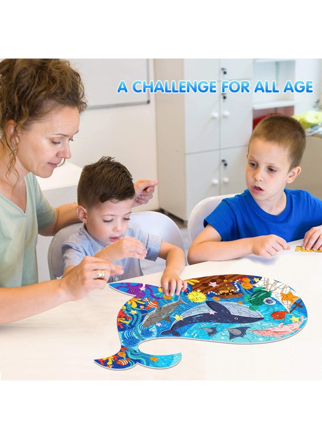 Jigsaw Puzzle Toy Building Blocks Educational Brain Teaser For Kids 3d Puzzle Toy Educational Learning Tools For Children-Color:(tree Box) 115 Pieces Puzzle - Image 3