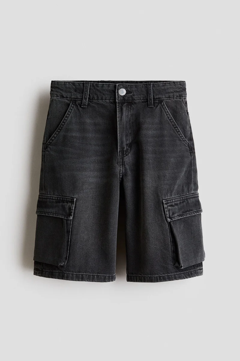H&M Cargo Denim Shorts