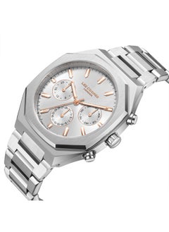 Lee Cooper Lee Cooper Men's Watch, Multi Function Display and Metal Strap - LC08045.330, Silver  - Image 2