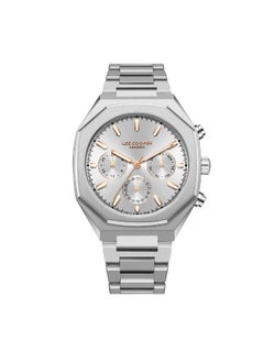 Lee Cooper Lee Cooper Men's Watch, Multi Function Display and Metal Strap - LC08045.330, Silver  - Image 1