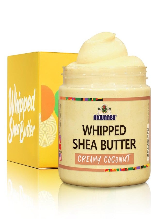 AKWAABA Whipped Shea Butter (Creamy Coconut) – Nourishes & Moisturizes | Made with Shea Butter | No Dyes & Parabens | 12 oz / 340 g - Image 1