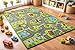 Angels Kids Carpet Playmat Rug City Life Great for Playing with Cars and Toys Play Learn and Have Fun Safely Kids Baby Children Educational Road Traffic Play Mat for Bedroom Play Room Game Safe Area - Image 3