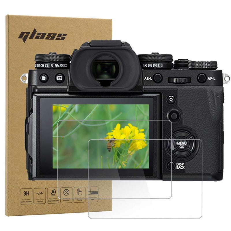 Macolink Screen Protector for Fujifilm XT3 / X70, Tempered Glass Anti-scratches Camera Protective Film (2 Pack) - Image 1
