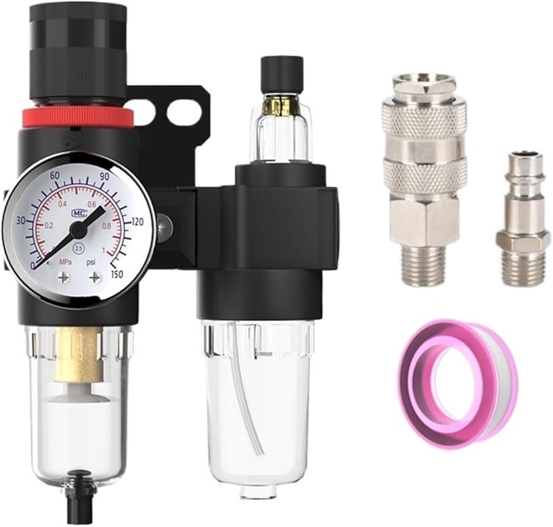 AFC2000 ضاغط الهواء منظم الضغط مرشح مسدس الرش مع فاصل الزيت والمياه للاتحاد الأوروبي - Image 2