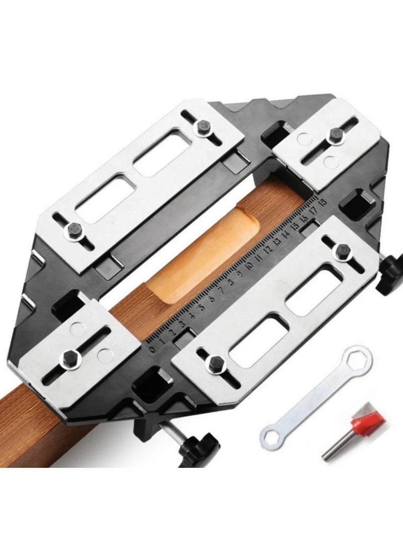 Generic - Wooden Door Hinge Hole Opener, Hinge Positioning Slotter, Multifunctional Hinge Lock Guide Plate - Image 1