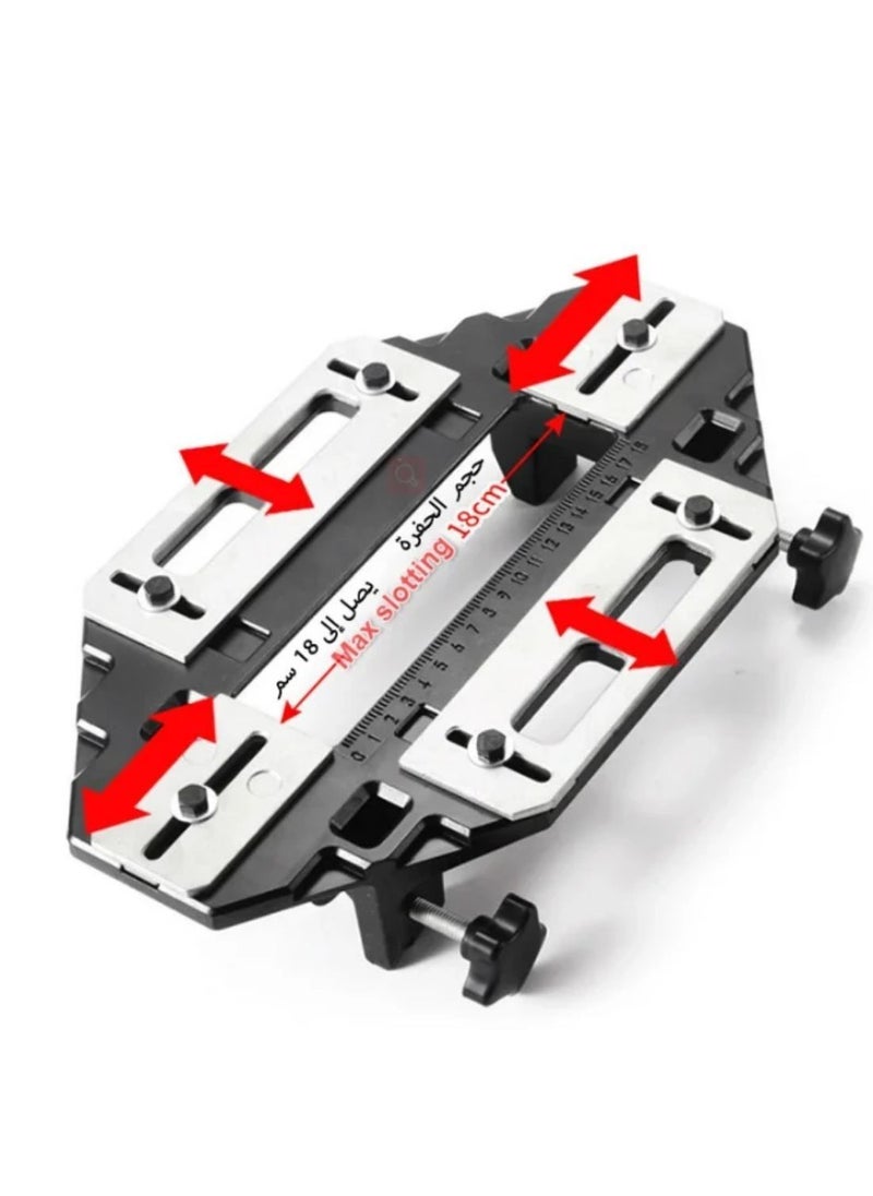 Generic - Wooden Door Hinge Hole Opener, Hinge Positioning Slotter, Multifunctional Hinge Lock Guide Plate - Image 1