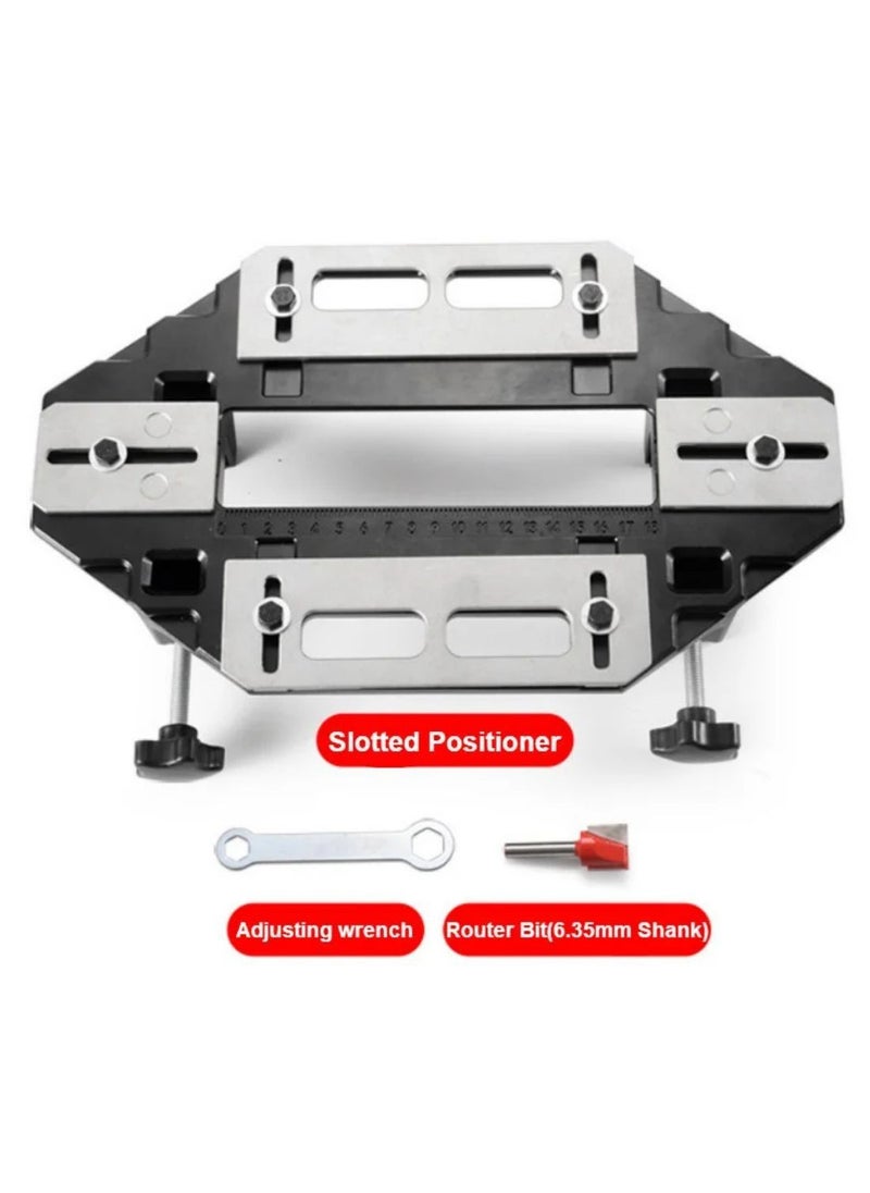 Generic - Wooden Door Hinge Hole Opener, Hinge Positioning Slotter, Multifunctional Hinge Lock Guide Plate - Image 1