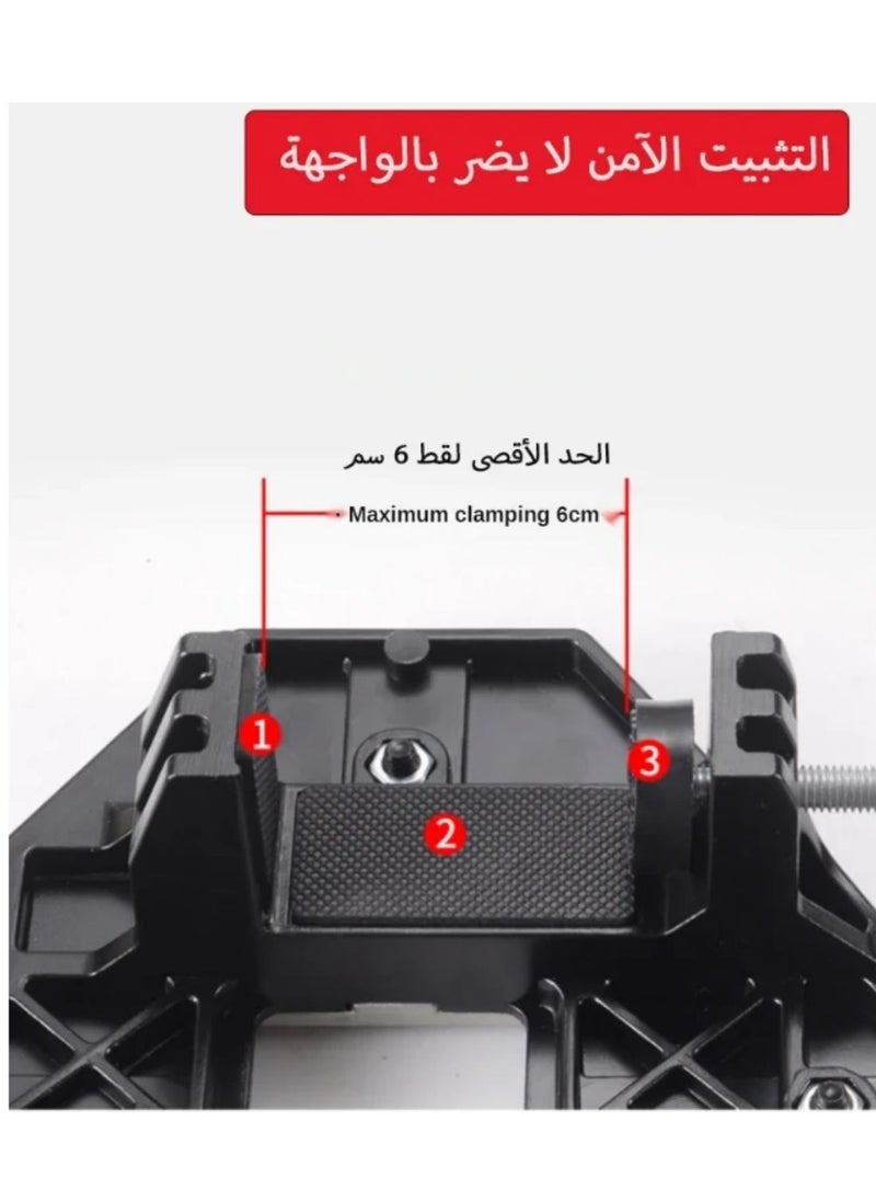 Generic - Wooden Door Hinge Hole Opener, Hinge Positioning Slotter, Multifunctional Hinge Lock Guide Plate - Image 1