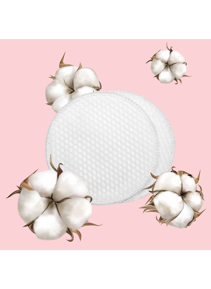 Umomy - 30 Pcs Organic Nursing Pad, Reusable Breast Pads for Breastfeeding, Nipple Pads, Disposable Nursing Pad for Leaking, Breast Milk Pads, Bra Pads - Image 1