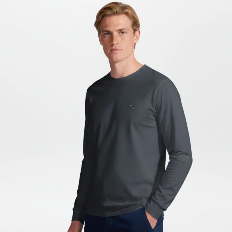 Blinky London Long Sleeve Mercerised Interlock Cotton T-shirt