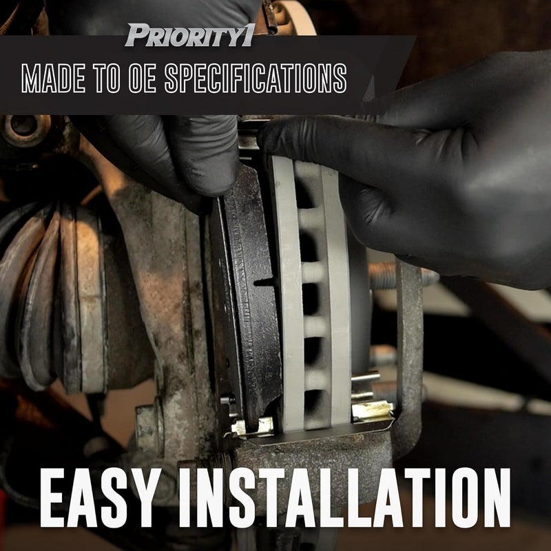 Bendix Premium Copper Free CFC1473 Ceramic Brake Pad with Installation Hardware (Rear) - Image 5