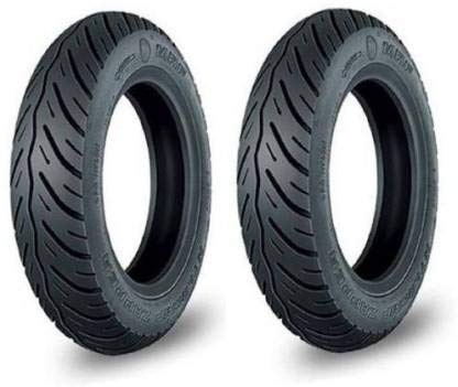 MRF Nylogrip Zapper N4 21173700 90/100 R10 53J Tubeless Scooter Tyre, Rear (Pack of 2) - Image 3