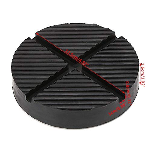 GeeWatom Universal Floor Jack Rubber Pad Jack Pad Adapter Pinch Weld Side Frame Rail Protector Puck/Pad (1 Pack) - Image 2