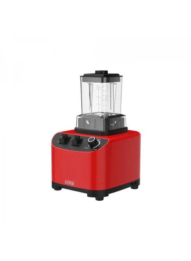 Winning Star 2In1 Nutrition High Speed Blender RedSt-5548  - Image 1