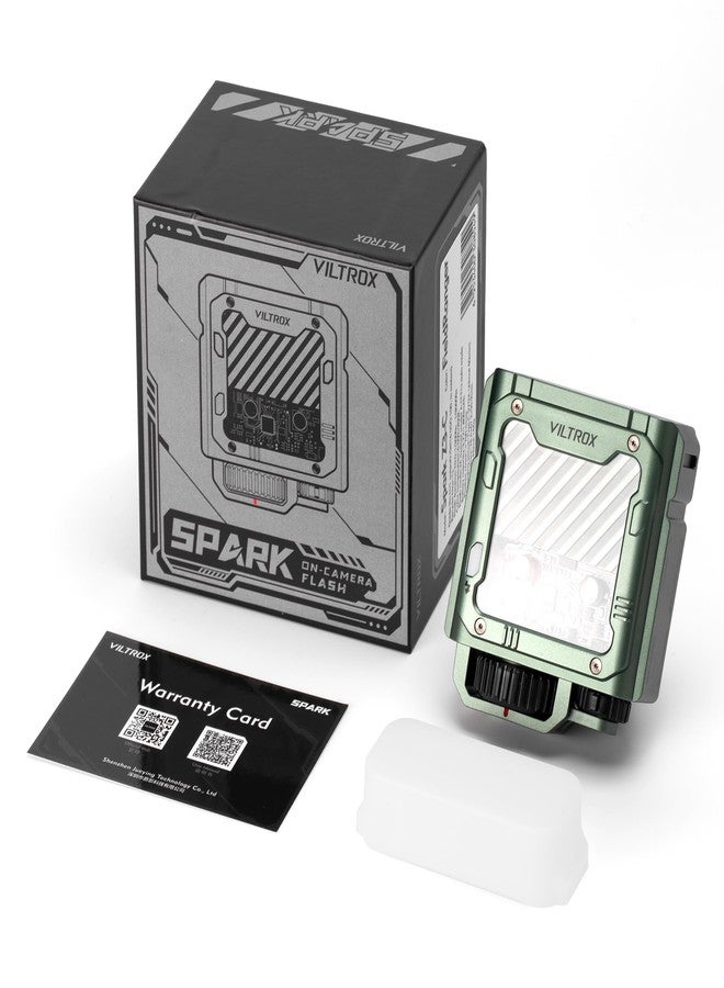 VILTROX TTL Flash for Nikon, 1800mAh On Camera Flash for Nikon, 26W/s 5600K Small Flash for Camera, GN16 Mini Flash, 1s Recycle Time, with Softbox (Spark Z3-N, Green) - Image 5