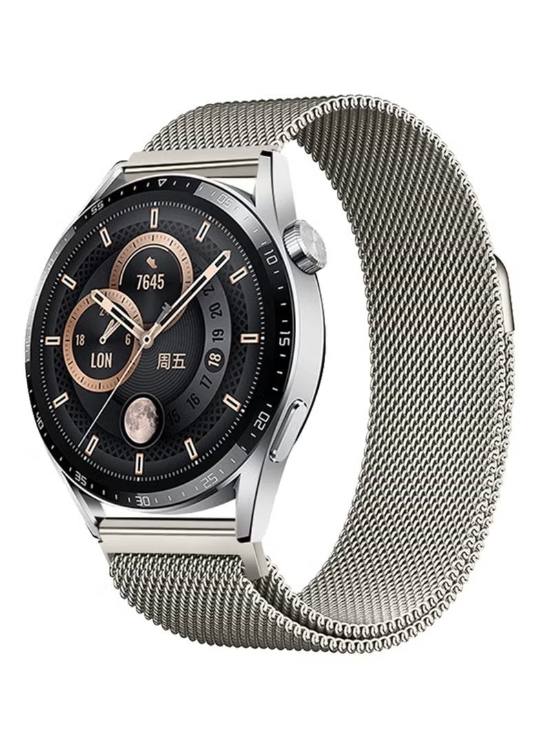 Milanese Bands Compatible with Huawei Watch GT6/GT5/UItimate2/UItimate 46MM,Business Style Strap for GT4/GT4Pro/GT3/GT3Pro/GT2Pro/GT2 46mm Magnetic Metal Strap 22MM - Image 1