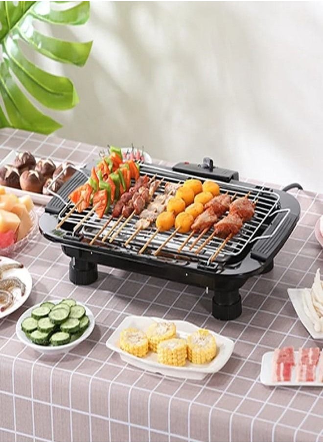 Cyber - Electric BBQ Grill For Smokeless Cooking For Home With Temperature Control Knob. - Image 1