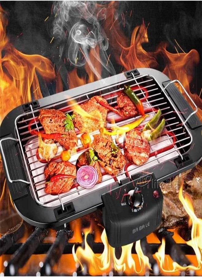 Cyber - Electric BBQ Grill For Smokeless Cooking For Home With Temperature Control Knob. - Image 1