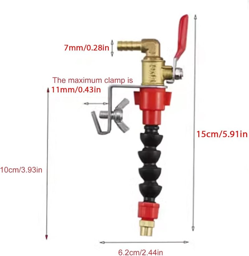 Basic Model Water Spraying System Nozzle Sprinkler for Thermal Cooling Irrigation Pipe Cleaning 300cm 500cm - Image 4