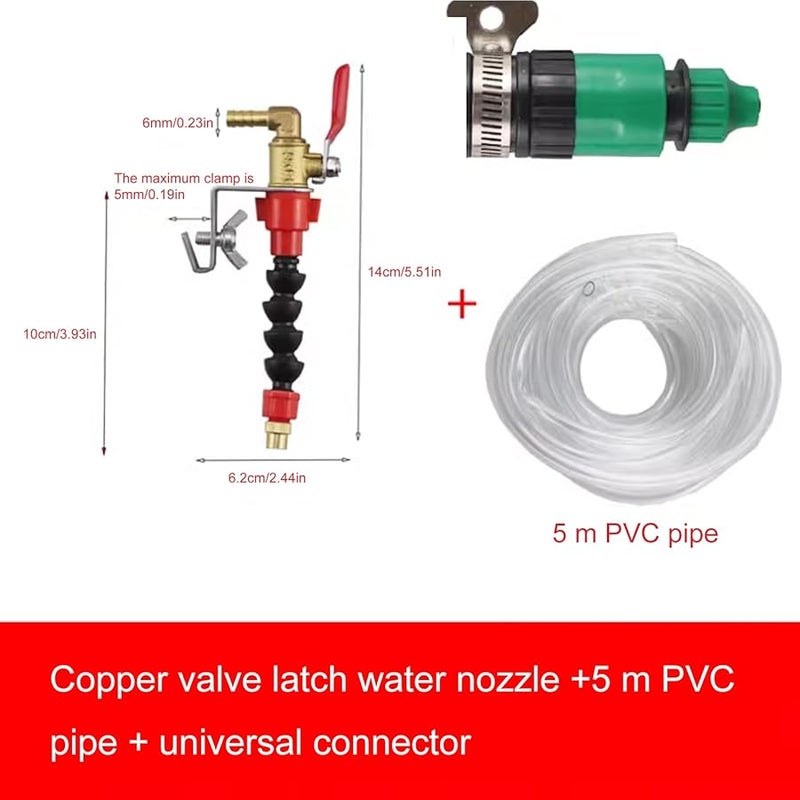 Basic Model Water Spraying System Nozzle Sprinkler for Thermal Cooling Irrigation Pipe Cleaning 300cm 500cm - Image 5