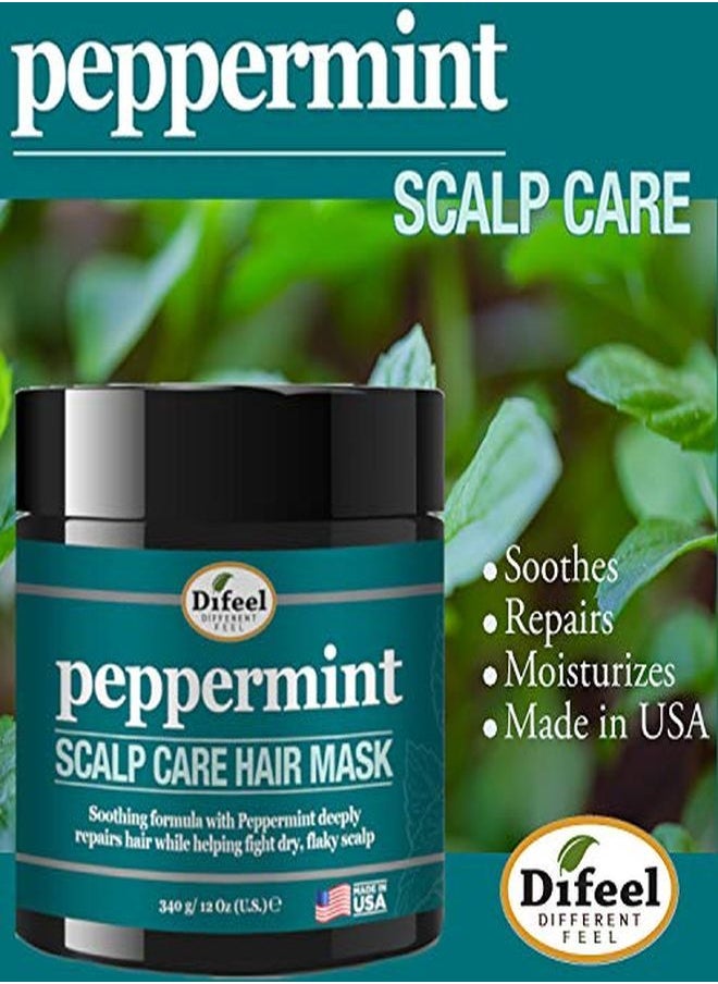 difeel Peppermint Scalp Care Hair Mask 12 Oz  - Image 2