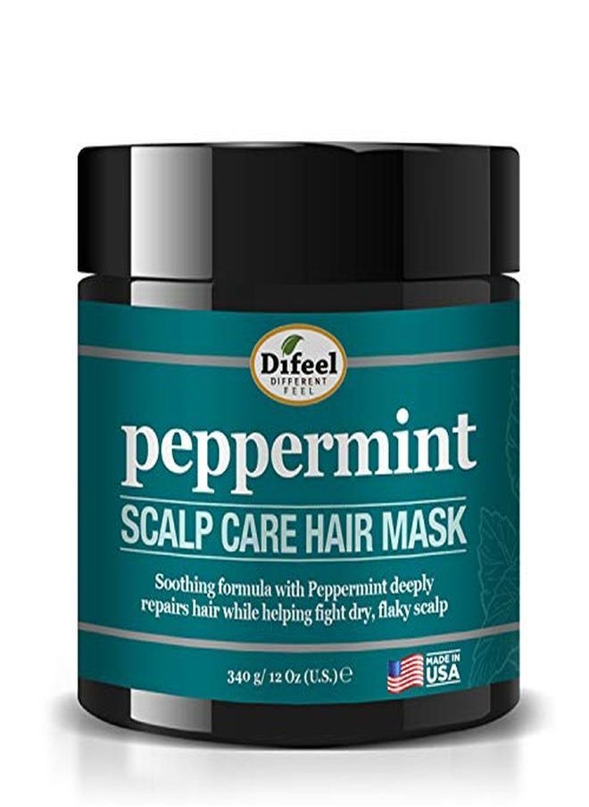 difeel Peppermint Scalp Care Hair Mask 12 Oz  - Image 1