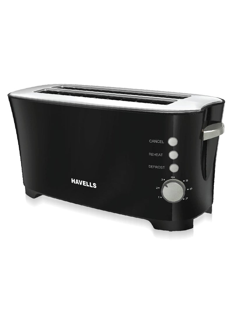 Havells Havells Feasto 4S Pop Toaster 1350 Watts Black_Free Size  - Image 1