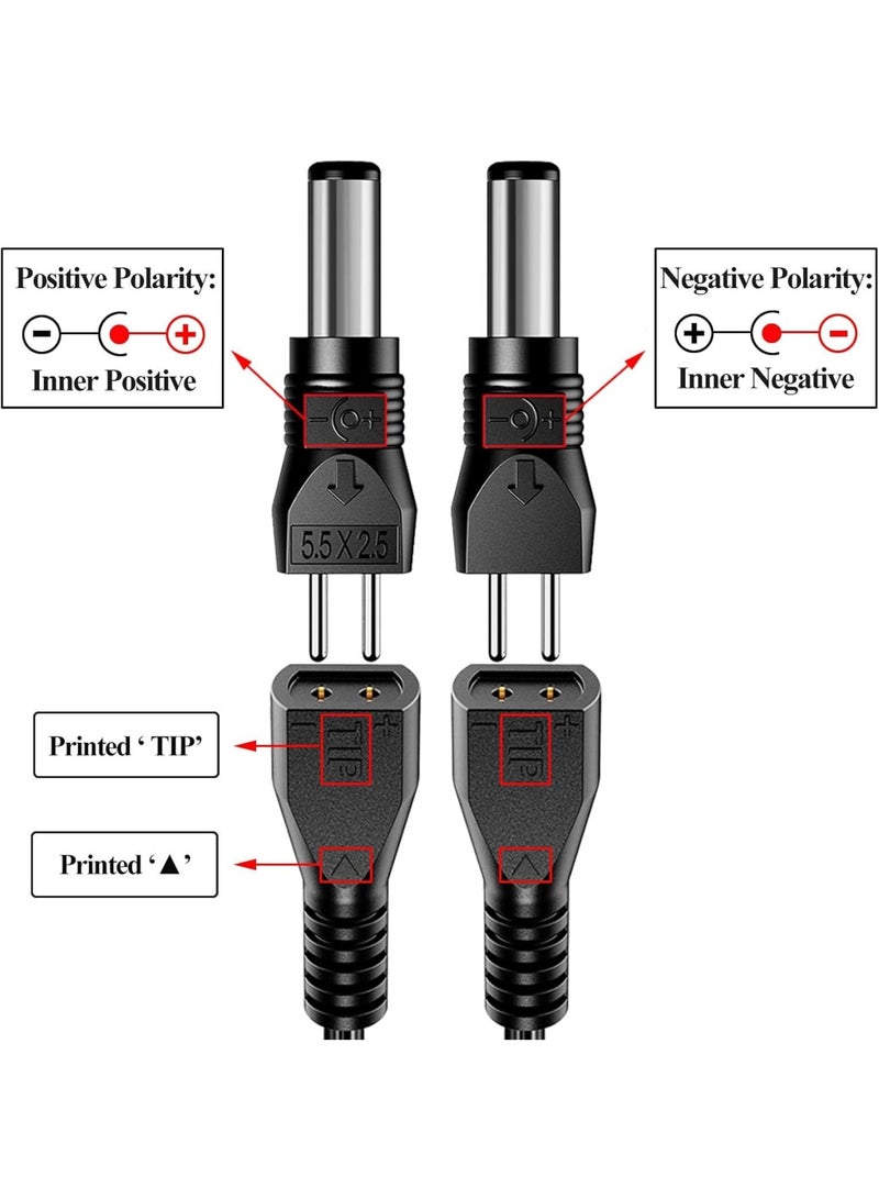 SOLARAE 30W Reverse Polarity Universal AC Adapter Multi Voltage DC Power Supply, with 9pcs Adaptor Tips, Compatible with 3V to 12V Household Electronics, 2Amp Output - Image 3