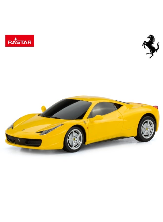 RASTAR 1:24 Scale Ferrari 458 Italia Remote Control Car, Officially Licensed Ferrari RC Toy Car for Kids - Image 4