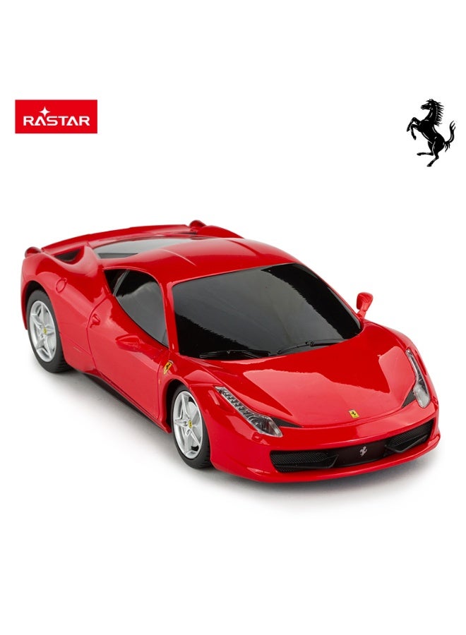 RASTAR 1:24 Scale Ferrari 458 Italia Remote Control Car, Officially Licensed Ferrari RC Toy Car for Kids - Image 3