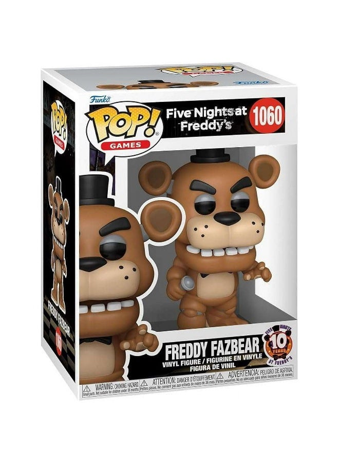 Funko POP! Games Five Nights at Freddy's Freddy Fazbear 10th Anniversary Vinyl Figure (11 cm) - Image 1