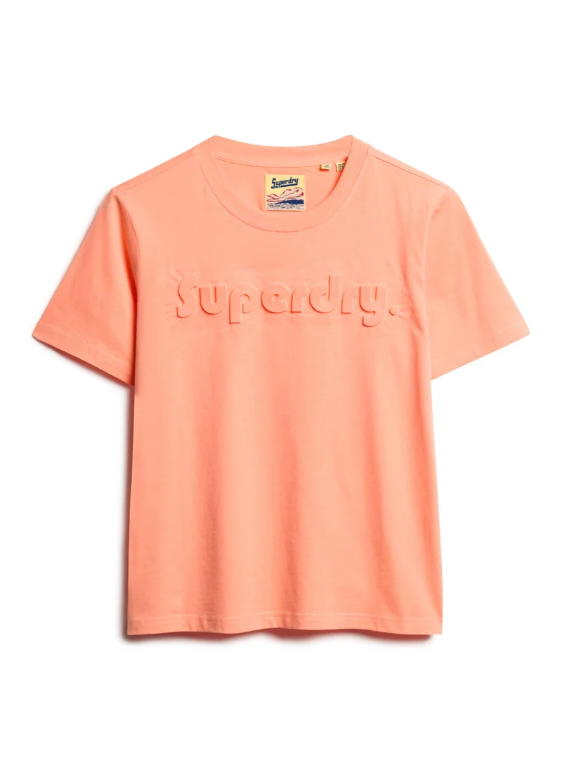 Superdry EMBOSSED LOGO RELAXED T SHIRT