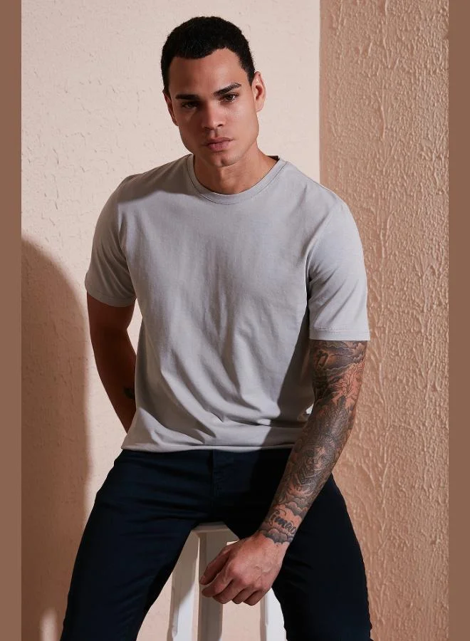 Buratti  Buratti Cotton Regular Fit Crew Neck T Shirt Men's T SHIRT 59020204 for Men | Best Price UAE