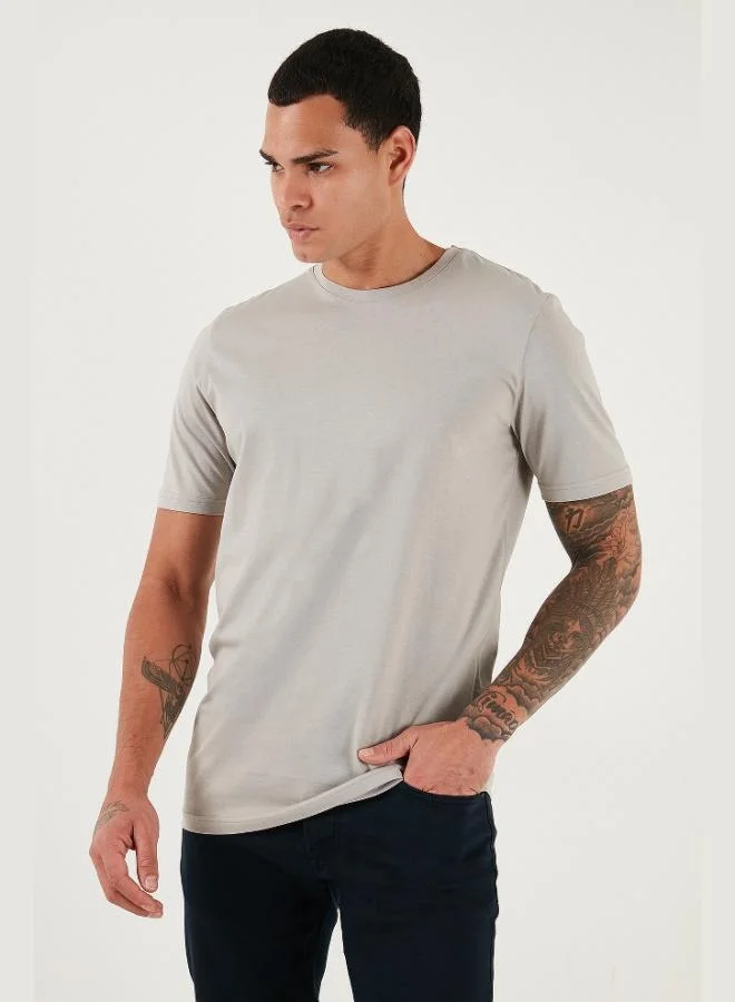 Buratti Cotton Regular Fit Crew Neck T Shirt Men's T SHIRT 59020204