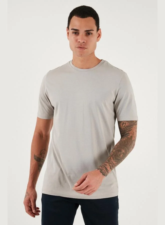 Buratti  Buratti Cotton Regular Fit Crew Neck T Shirt Men's T SHIRT 59020204 for Men | Best Price UAE