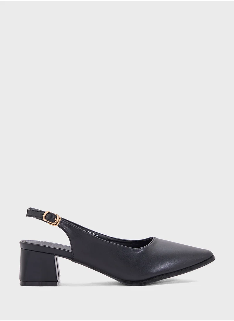 إس دي. فيلانو Mid Heeled Pointed Pump