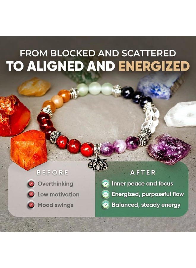 Conscious Items Gem Stone Bracelets, Crystal, Agate - Image 3