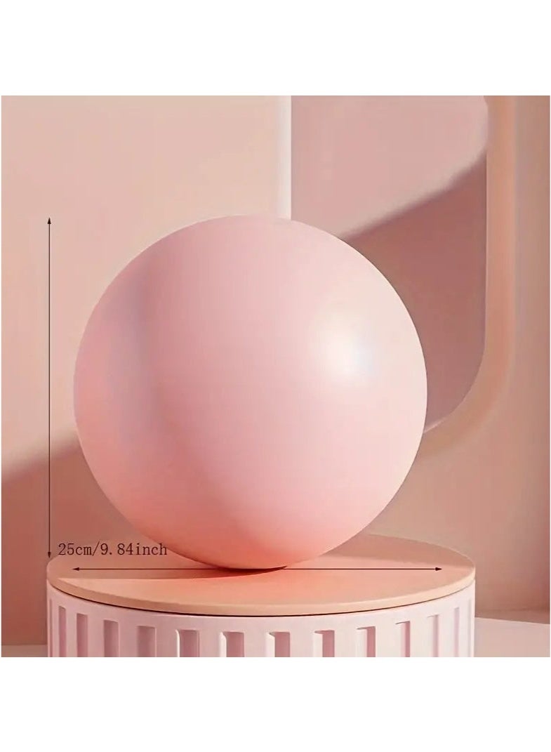 1pc Thicken Explosion-proof Pilates Ball, Mini 9.84in/25cm Yoga Ball, Suitable For Body Shaping, Sensory Balance Training, Unaerated - Image 5