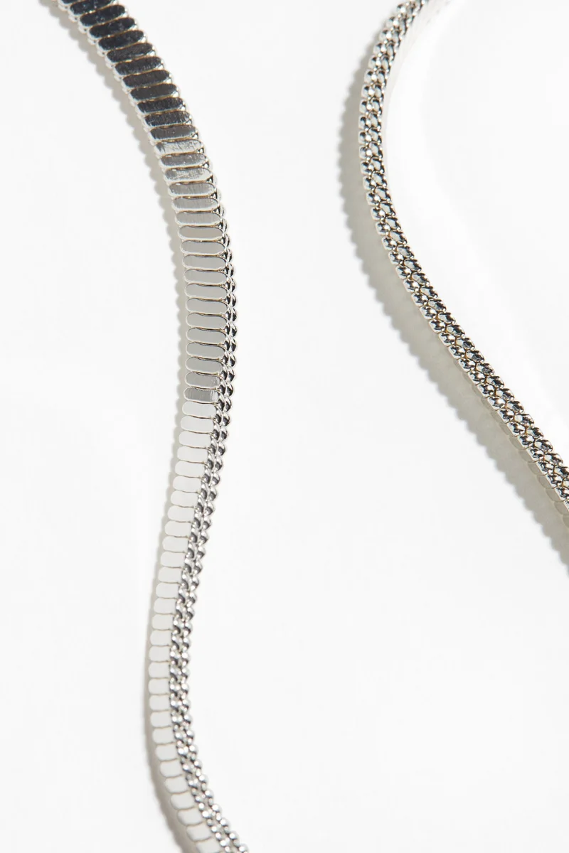 اتش اند ام Snake Chain Necklace