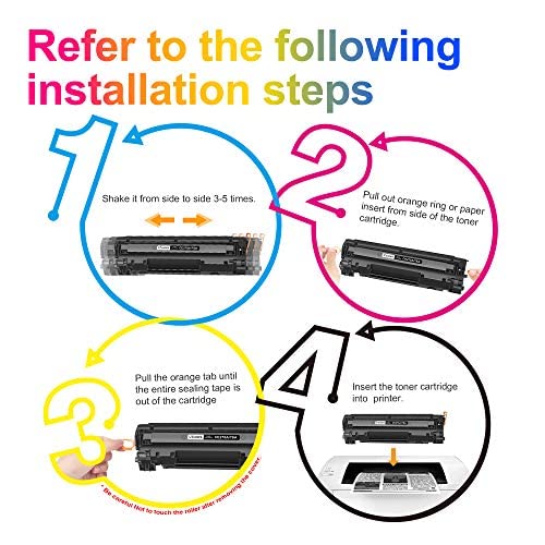 Uniwork 78A Black Toner Cartridges (2-Pack)-Compatible Toner Replacement for HP 78A CE278A Toner Cartridges Works with HP Laserjet Pro P1566, P1606 Series, HP Laserjet Pro MFP M1536 Series | CE278A - Image 4