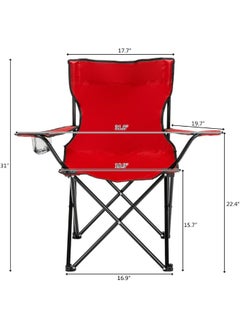 Folding Beach Chair Foldable Camping Chair With Carry Bag For Adult, Lightweight Folding High Back Camping Chair For Outdoor Camp Beach Travel Picnic Hiking (2, Red/Royal Blue) - pzsku/ZED47DF6085F126E154EDZ/45/_/1720943341/1dc699a8-8424-4dad-8e9b-7e2cd403eec3