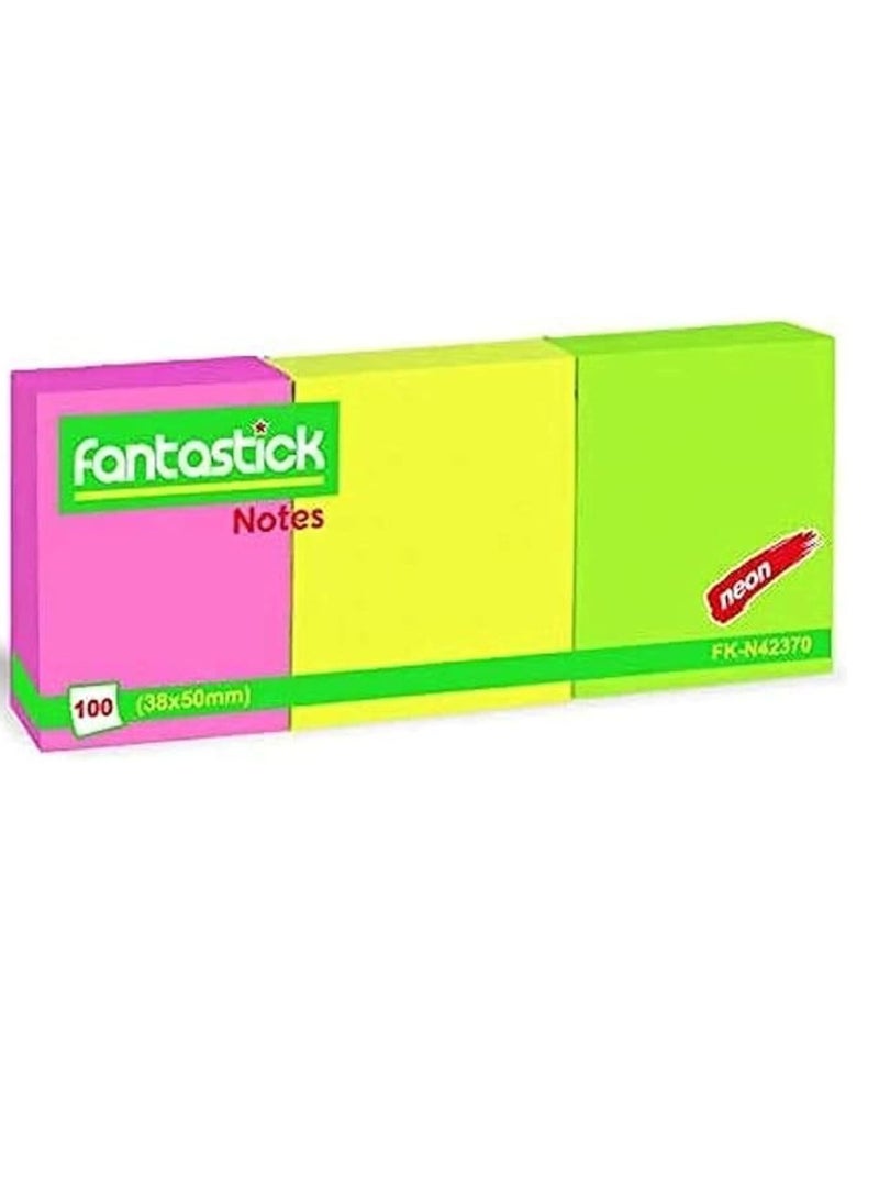 فانتاستيك 100 قطعة من الورق 3 ألوان، عبوة من 6 قطع - Image 2