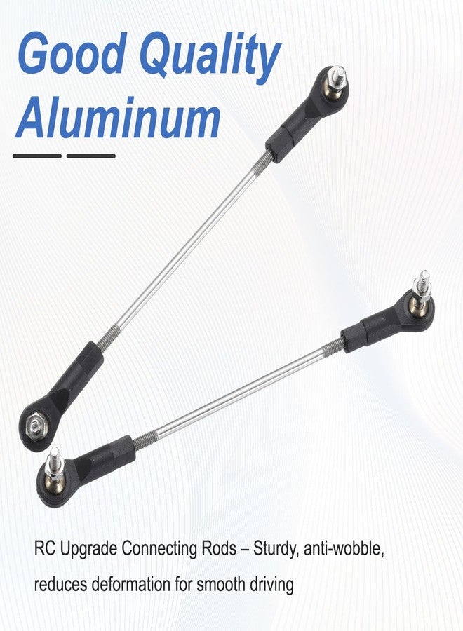 MECCANIXITY 4Pcs Adjustable Turnbuckles Camber Link, 109-119mm Turnbuckle Rod Steering Servo Linkage with M3 Ball Head Rod Ends for RC Car Replace Parts - Image 4