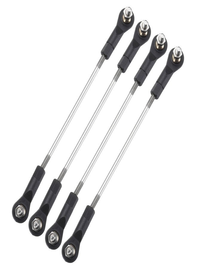 MECCANIXITY 4Pcs Adjustable Turnbuckles Camber Link, 109-119mm Turnbuckle Rod Steering Servo Linkage with M3 Ball Head Rod Ends for RC Car Replace Parts - Image 1